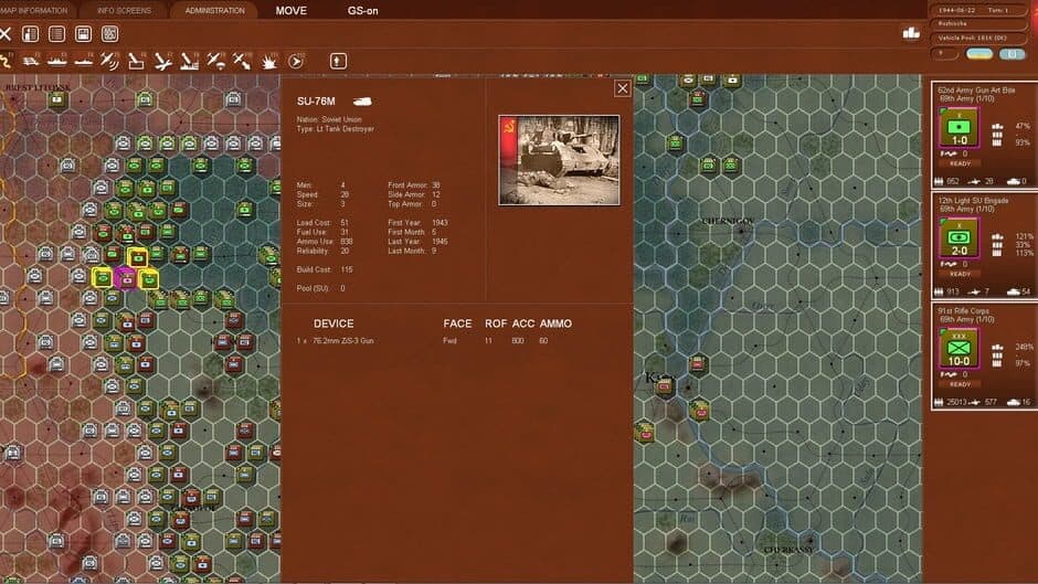 Gary Grigsby's War in the East: Lost Battles screenshot 2