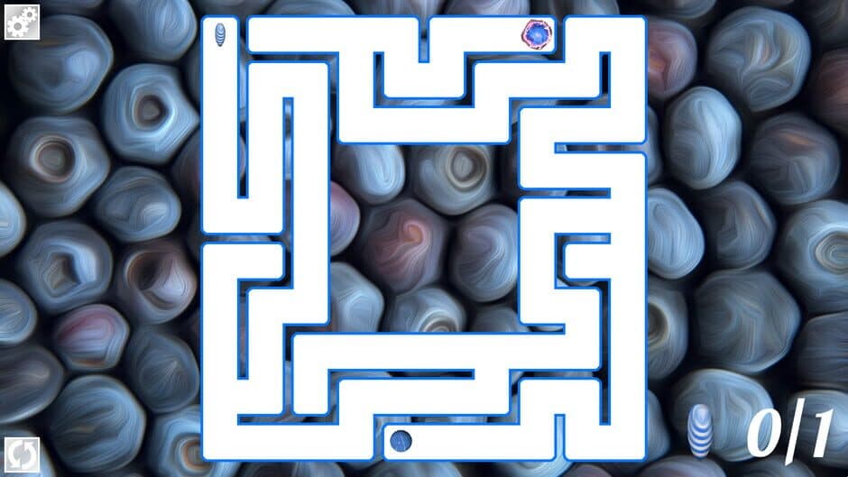 Maze Art: Blue screenshot 2