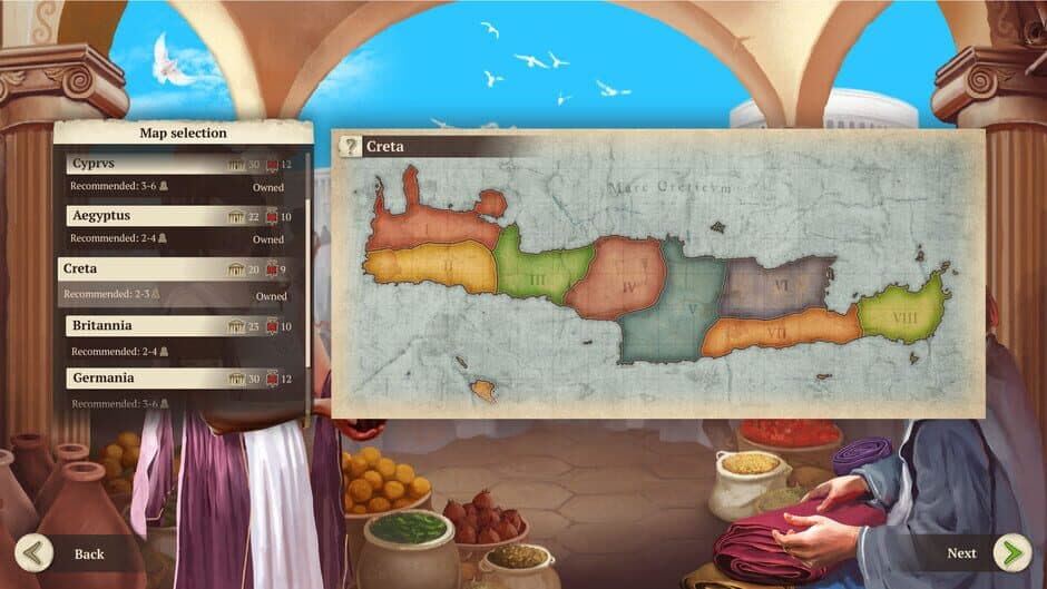 Concordia: Digital Edition - Aegyptus & Creta screenshot 1