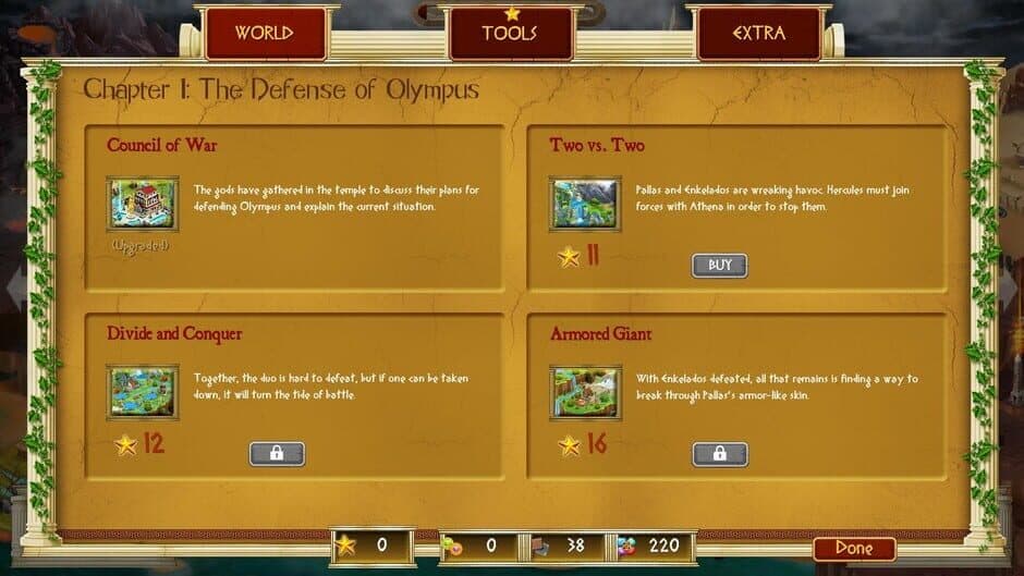 The Chronicles of Hercules II - Wrath of Kronos screenshot 1