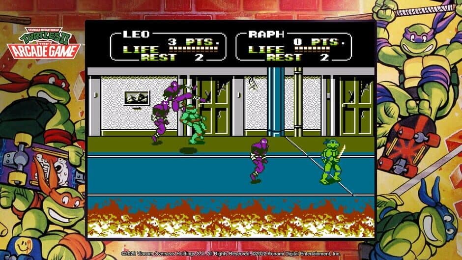 Teenage Mutant Ninja Turtles - The Cowabunga Collection screenshot 1