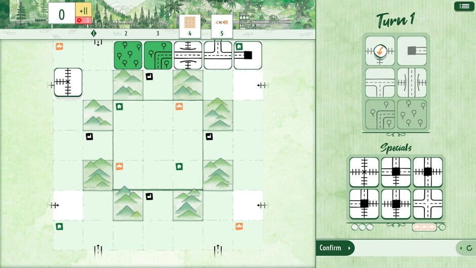 Railroad Ink Challenge – Forest screenshot 2