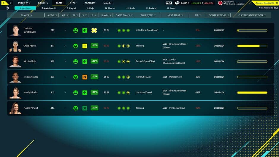 Tennis Manager 2022 screenshot 2