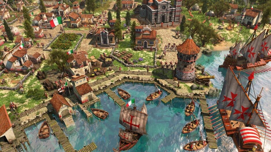 Age of Empires III: Knights of the Mediterranean screenshot 2