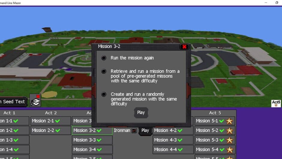 Command Line Mazer screenshot 3