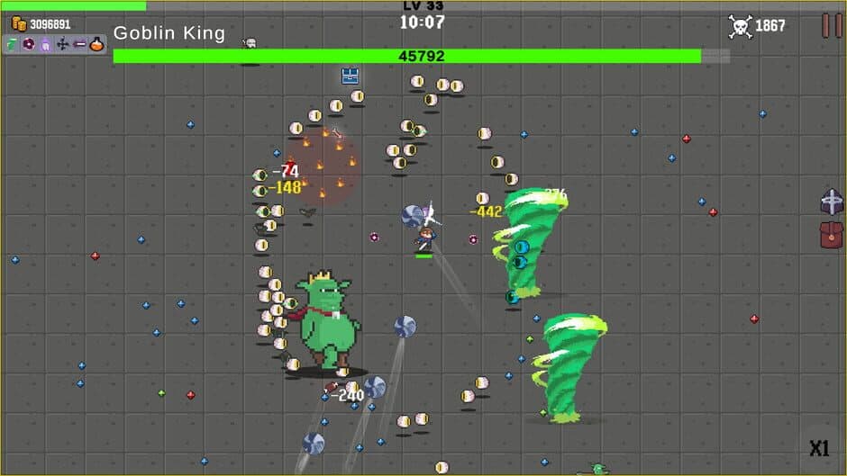 Pixel Survivors: Roguelike screenshot 1