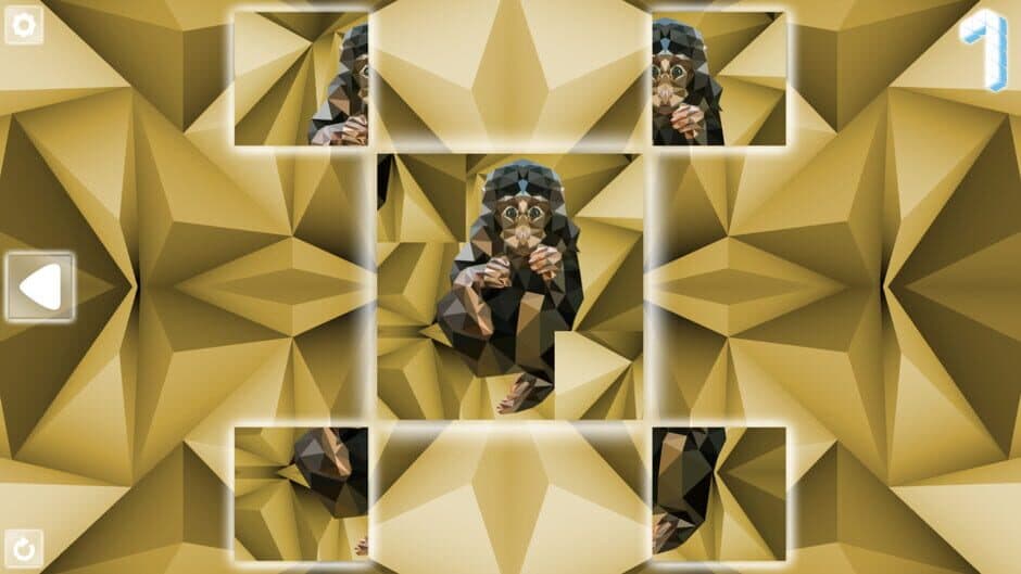 Poly Puzzle: Primates screenshot 5