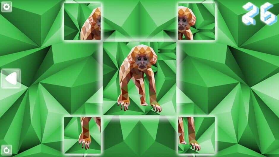 Poly Puzzle: Primates screenshot 2