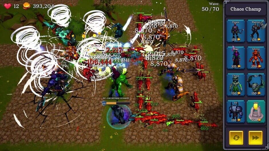 Champs TD screenshot 2