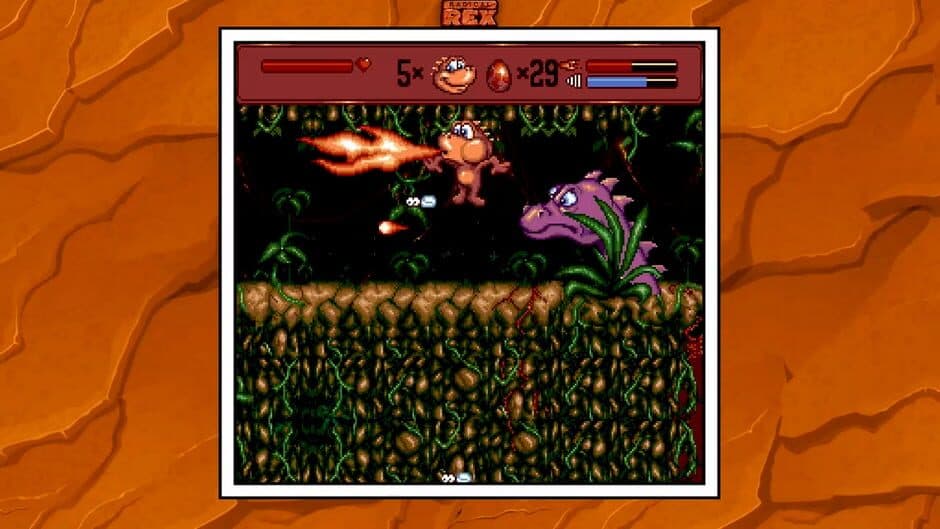 Radical Rex - QUByte Classics screenshot 1