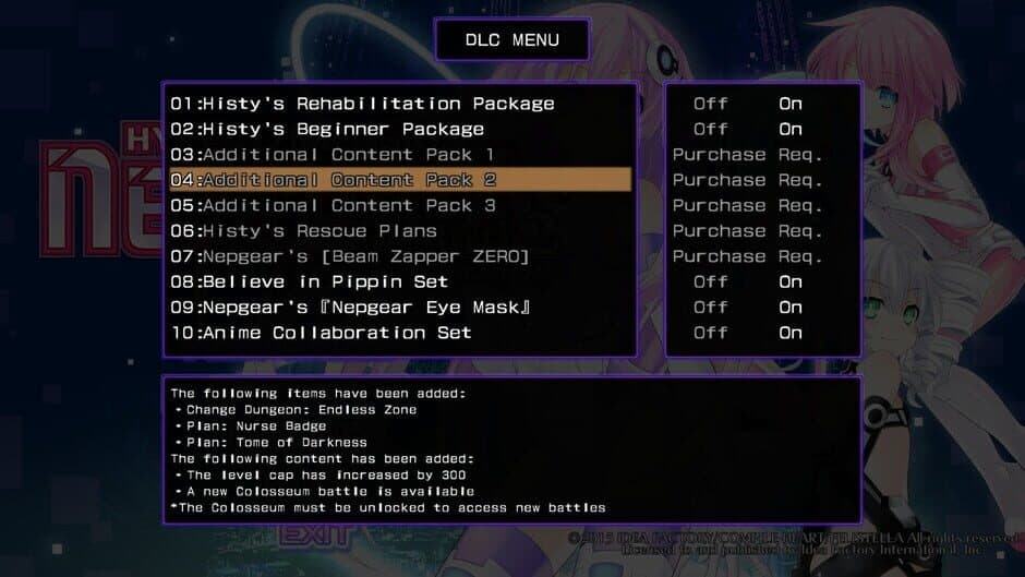 Hyperdimension Neptunia Re;Birth2 - Additional Content Pack 2 screenshot 3