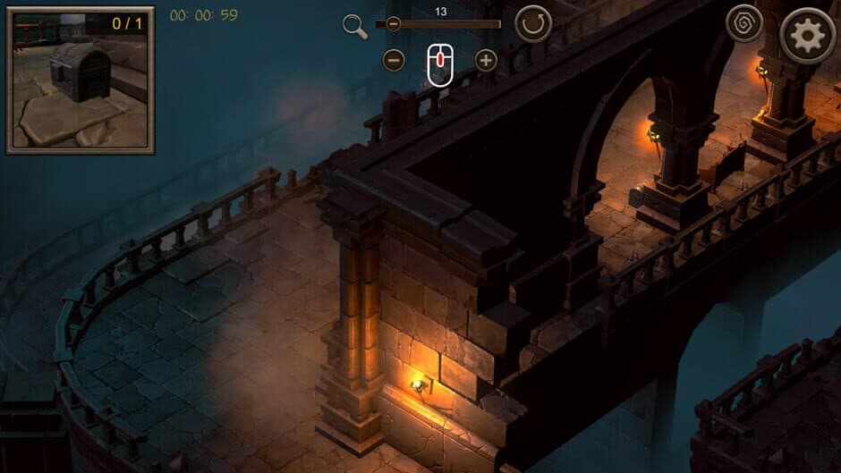 Hidden Dungeon Top-Down 3D screenshot 1