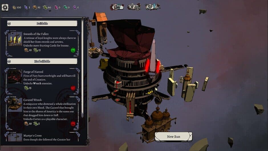 Nadir: A Grimdark Deckbuilder screenshot 1