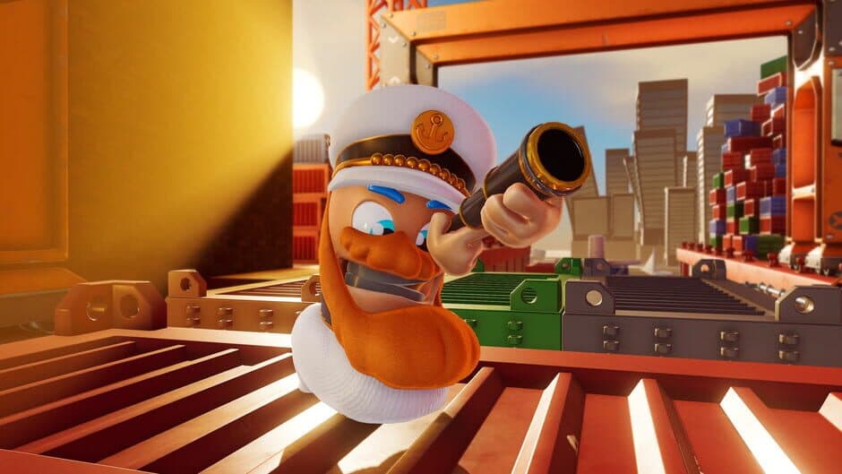 Worms Rumble - Captain & Shark Double Pack screenshot 1