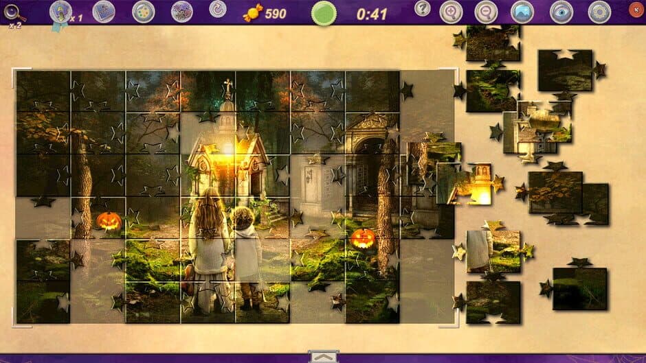 Sweet Holiday Jigsaws: Trick or Treat screenshot 5