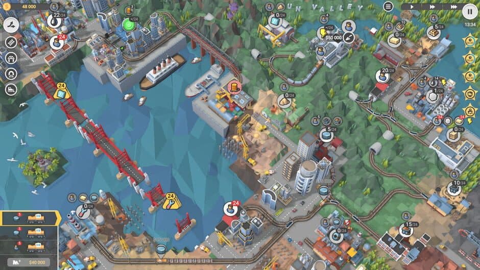 Train Valley 2: Workshop Gems - Sapphire screenshot 1