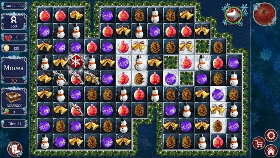 Jewel Match Winter Wonderland 2 screenshot 1