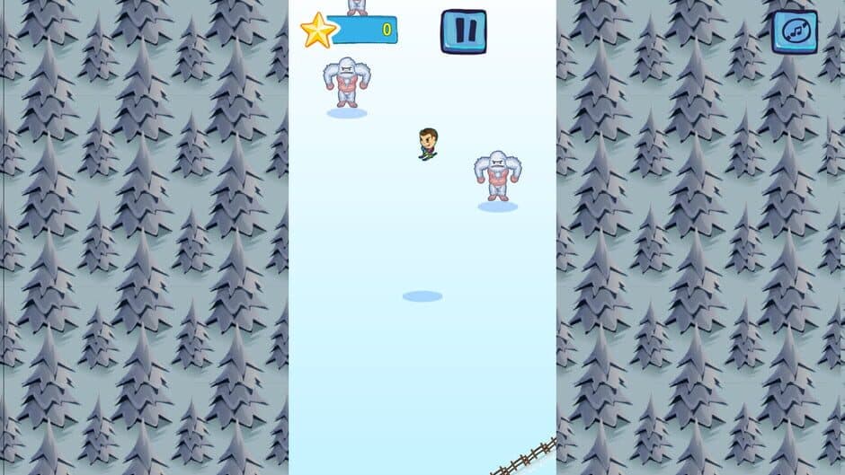 ZigZagging Ski screenshot 1