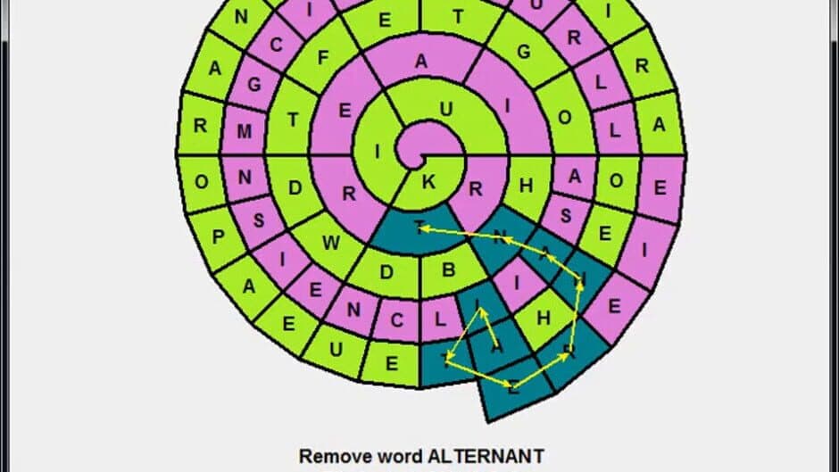 WordSpiral screenshot 2