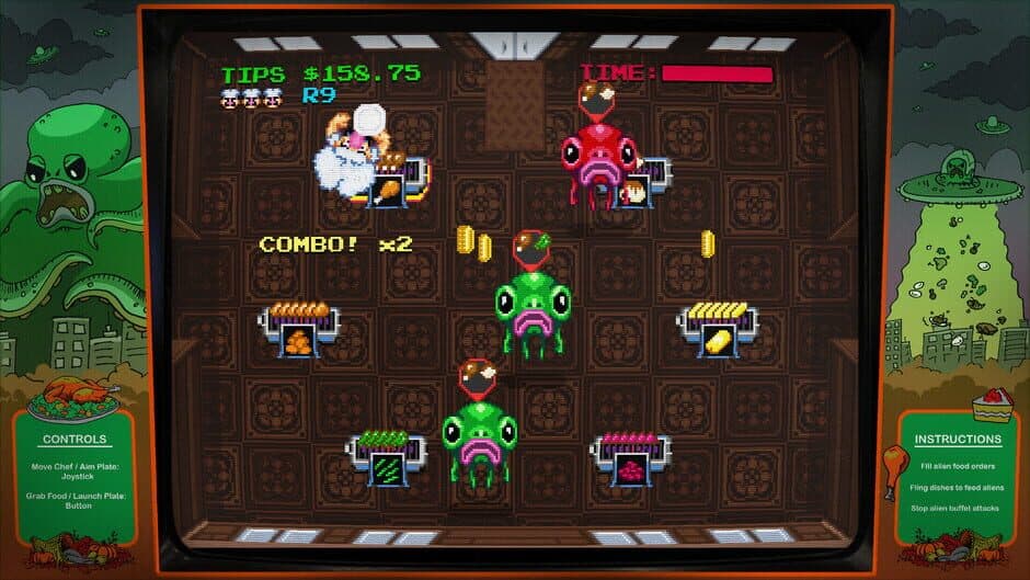 Digital Eclipse Arcade: Invasion of the Buffet screenshot 2