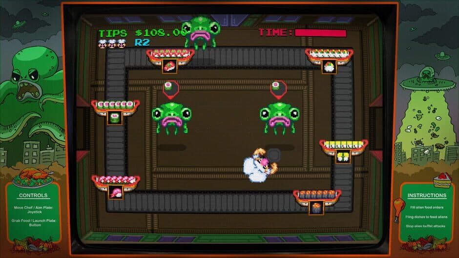 Digital Eclipse Arcade: Invasion of the Buffet screenshot 3