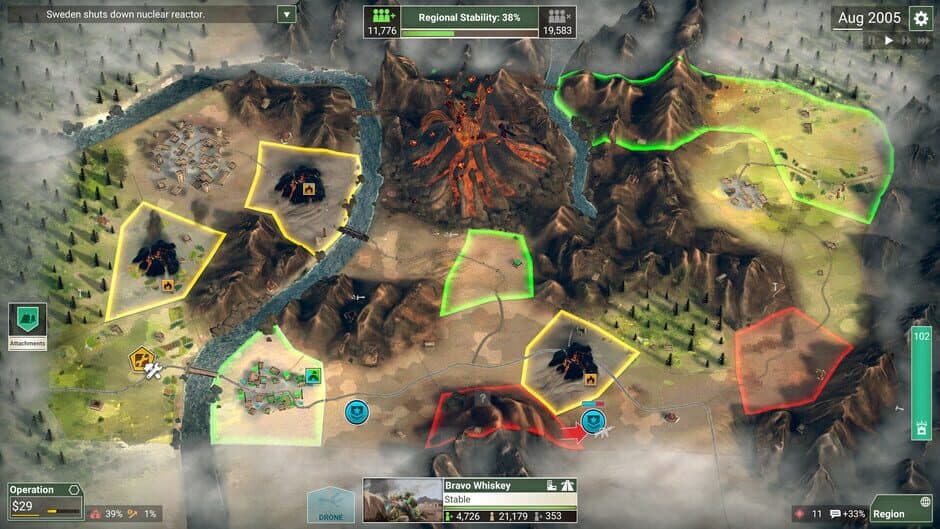 Rebel Inc: Escalation - Dollars and Disasters screenshot 1
