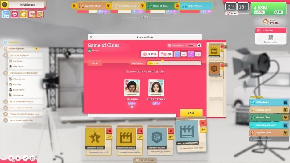 Moviehouse – The Film Studio Tycoon screenshot 1