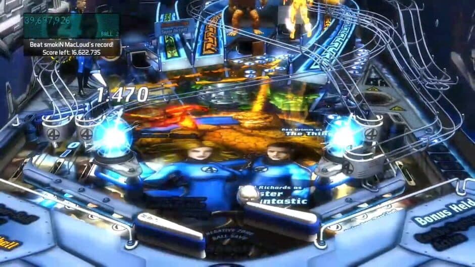 Pinball FX2 - Fantastic Four Table screenshot 1