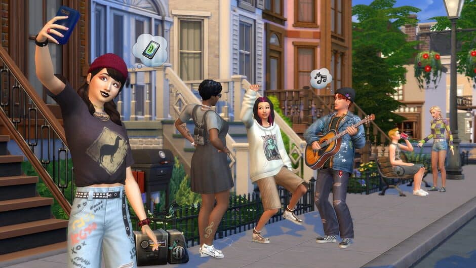 The Sims 4: Grunge Revival Kit screenshot 2