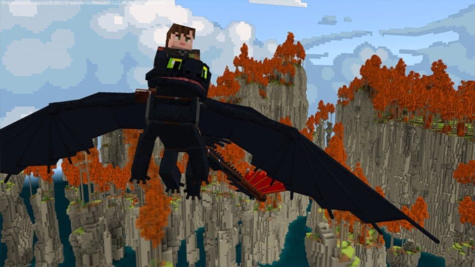 Minecraft - How To Train Your Dragon DLC screenshot 1