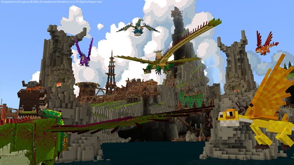 Minecraft - How To Train Your Dragon DLC screenshot 2