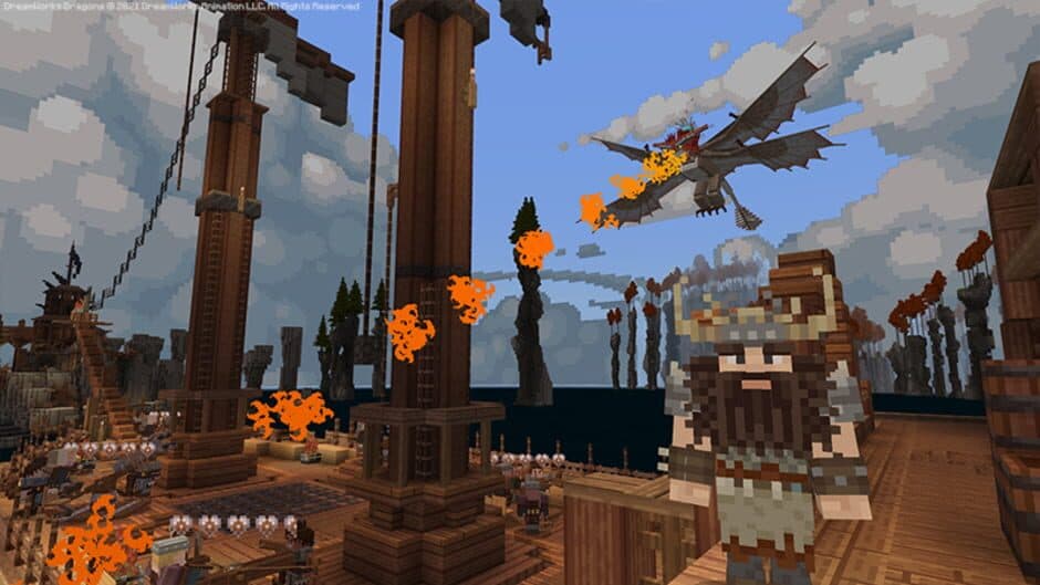 Minecraft - How To Train Your Dragon DLC screenshot 5