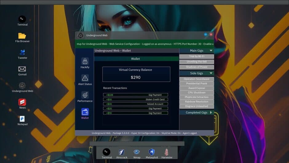 Anonymous Hacker Simulator screenshot 6