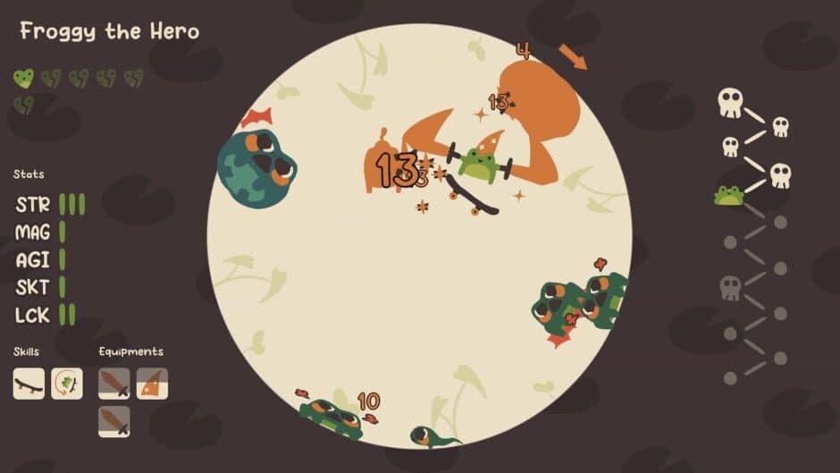 Froggy's Battle screenshot 1