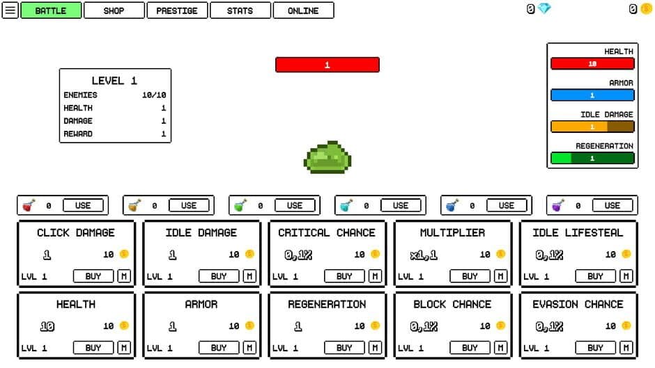 One Life Clicker screenshot 2