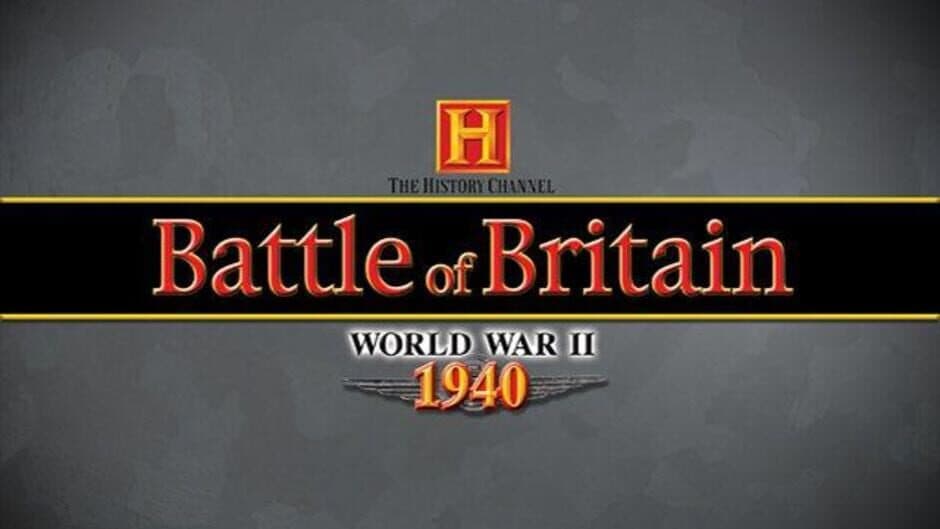 The History Channel: Battle of Britain - World War II 1940 screenshot 1