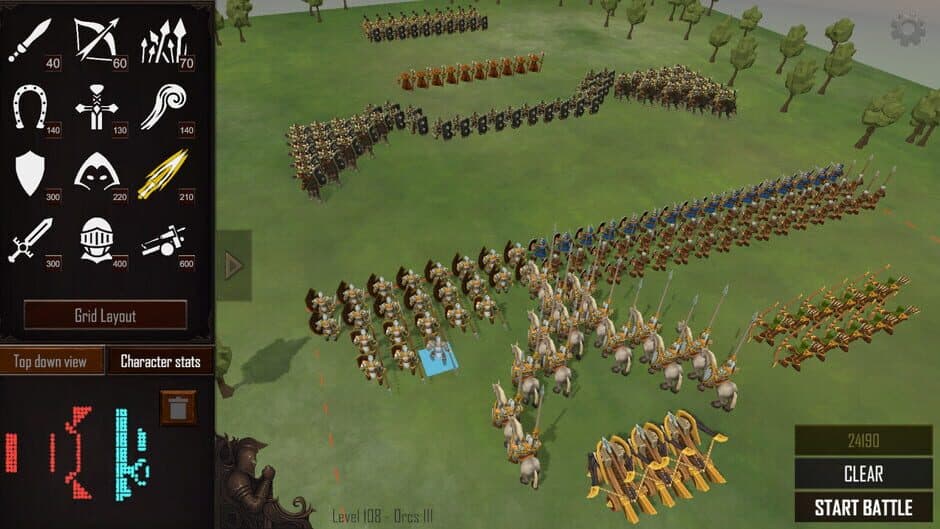 Warlords Battle Simulator screenshot 2