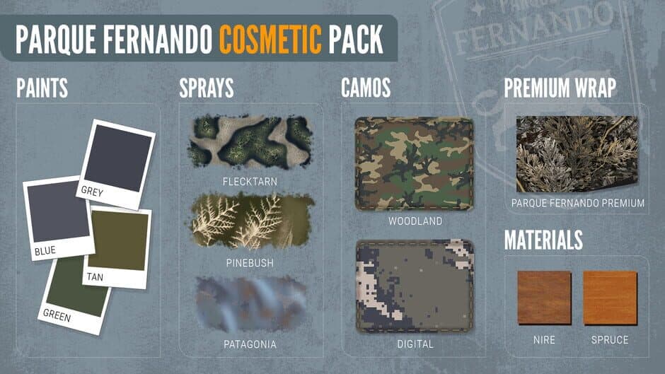 theHunter: Call of the Wild – Parque Fernando Cosmetic Pack screenshot 1