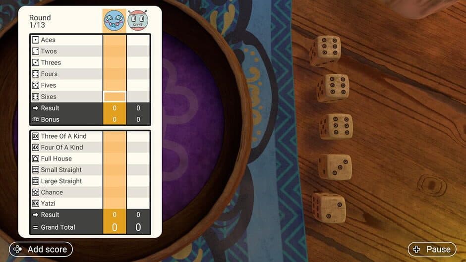 Yatzi screenshot 2