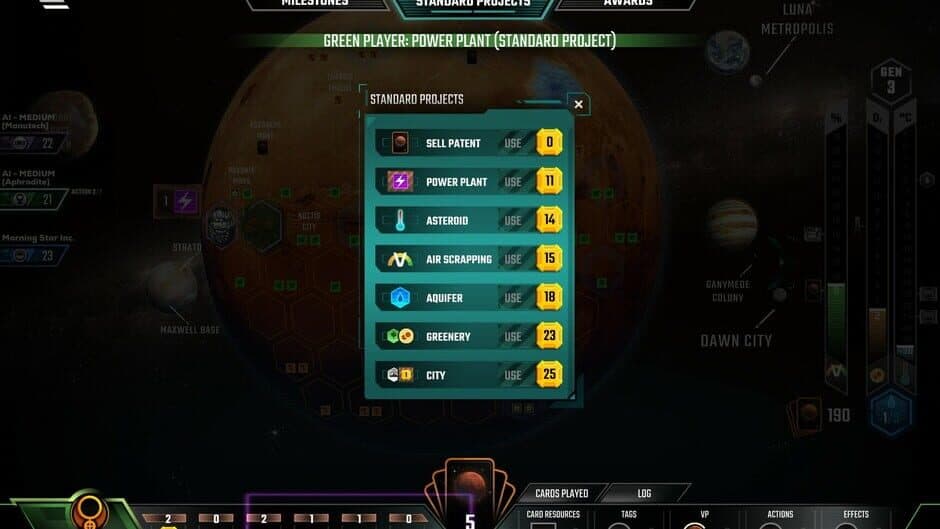 Terraforming Mars - Venus Next screenshot 3