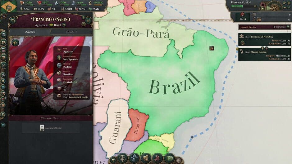 Victoria 3: Colossus of the South screenshot 1
