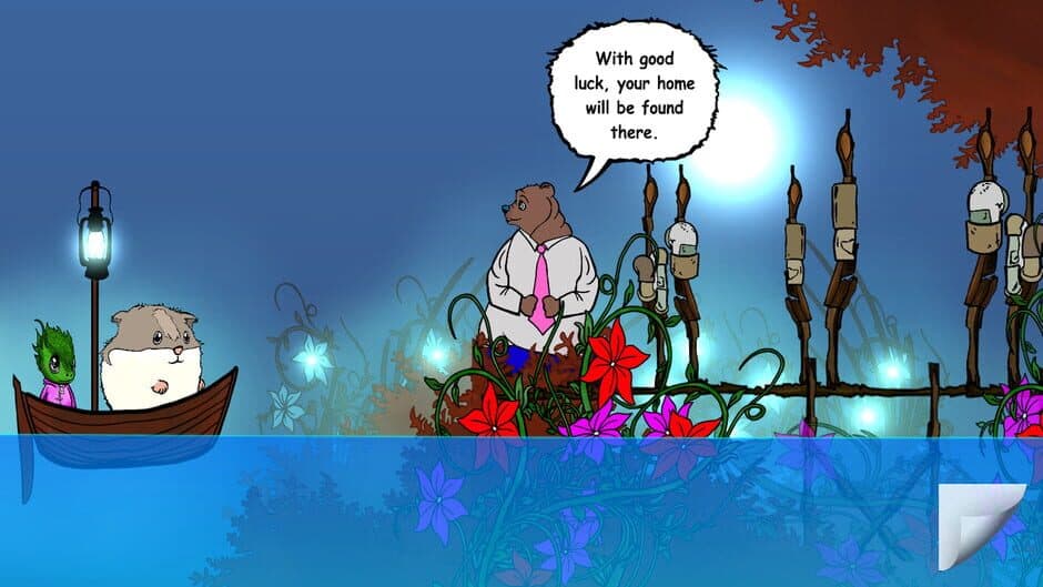 Visual novel for the kids: Lumi And Baby - Hamster And Baby Dragon screenshot 4