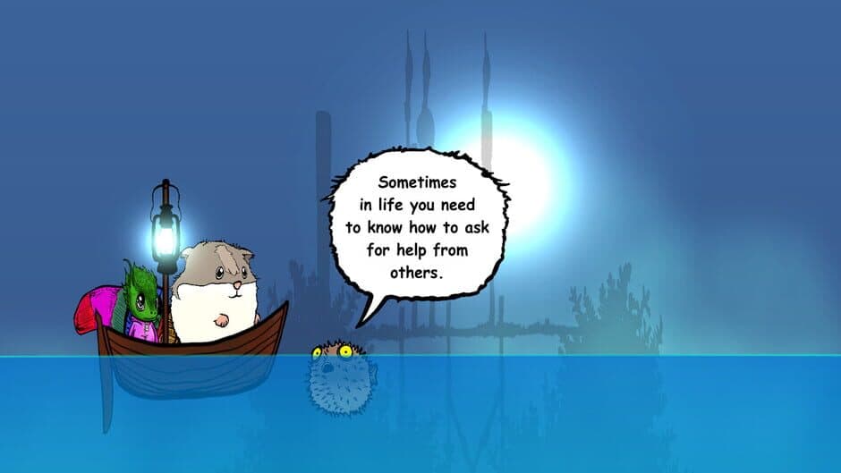 Visual novel for the kids: Lumi And Baby - Hamster And Baby Dragon screenshot 5