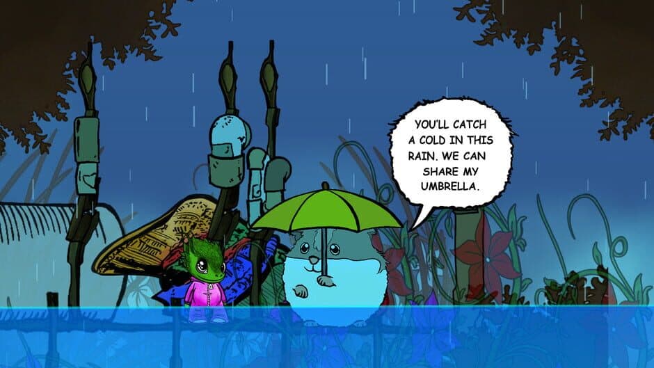 Visual novel for the kids: Lumi And Baby - Hamster And Baby Dragon screenshot 6