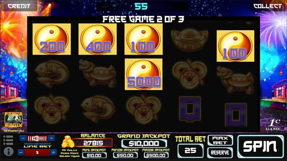 Panda Magix : Golden Trains Edition - Slots screenshot 5