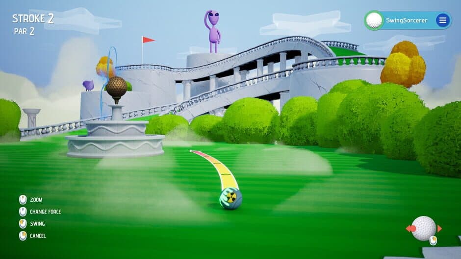 Minigolf Galaxy - Green Valley screenshot 2