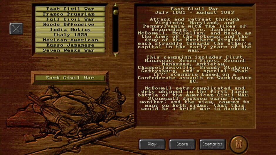 Wargame Construction Set III: Age of Rifles 1846-1905 screenshot 1