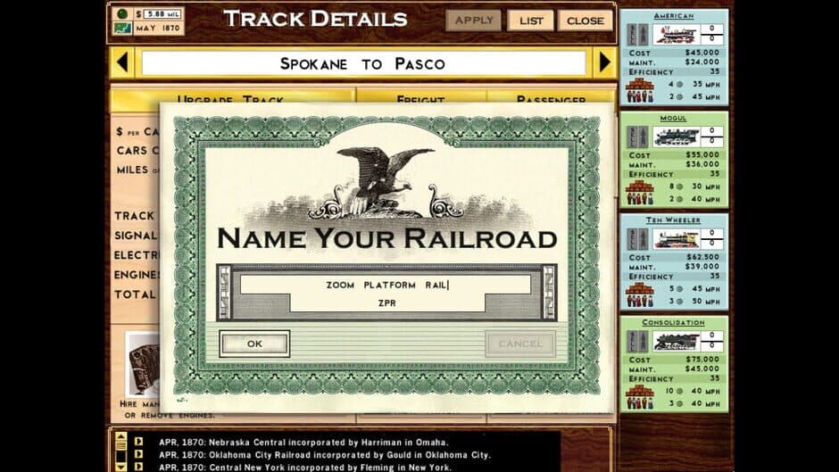 Rails Across America screenshot 1