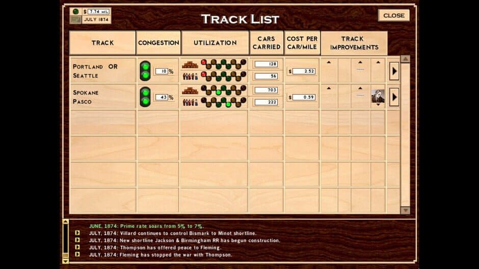 Rails Across America screenshot 2