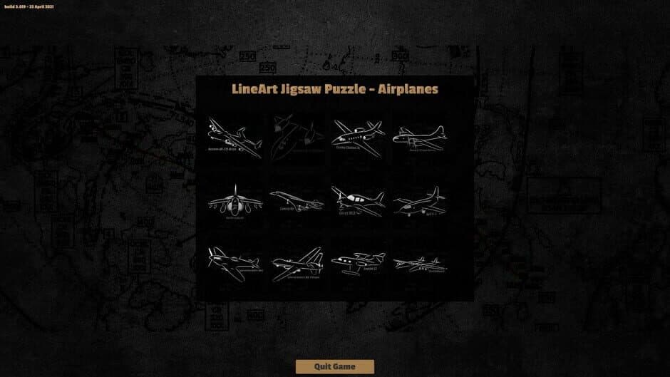 LineArt Jigsaw Puzzle - Airplanes screenshot 2